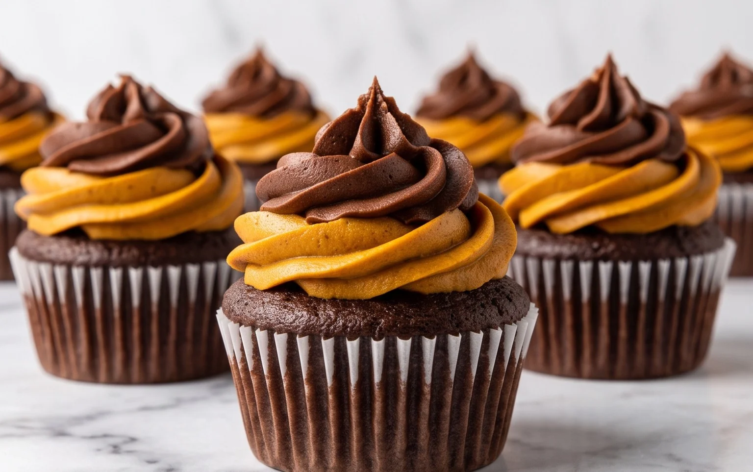 Cupcakes Citrouille Chocolat : Duo Hivernal Moelleux